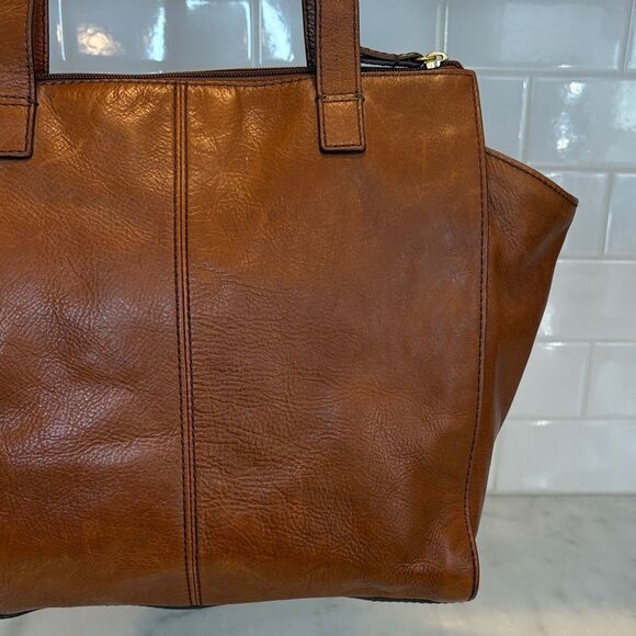 Fossil Purse Handbag Tessa Leather Satchel Shoulder Bag Pocketbook - Picture 6 of 16